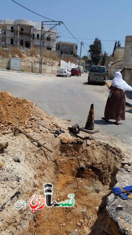 ينابيع المثلث: نفذنا اعمال صيانة في كفر قاسم بعد انفجارات في خطوط مياه، ونشكر السكان  لتفهمهم ظروف عملنا